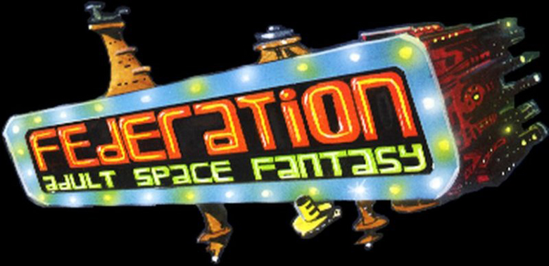 The Federation neon space sign - powered by the energy of the nearby sun
